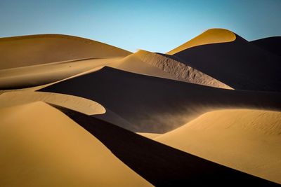 Low angle view of a desert