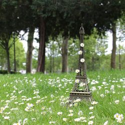 View of flowering plants in park