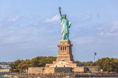 Statue of liberty against sky