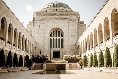 Low angle view of historical building