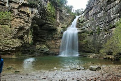 View of waterfall