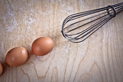 Close-up of food on table