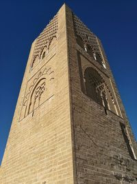 Low angle view of temple against clear sky