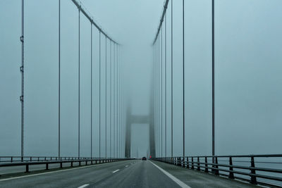 View of bridge over road