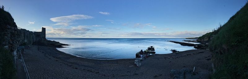 Panoramic view of sea against sky