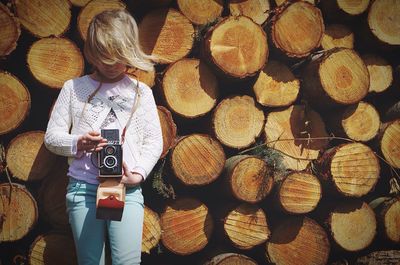 Stack of logs