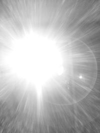 Sun shining through clouds