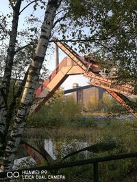 Ferris wheel in city