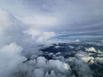 Low angle view of clouds in sky