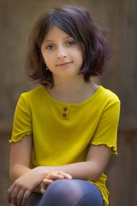 Portrait of a smiling young woman