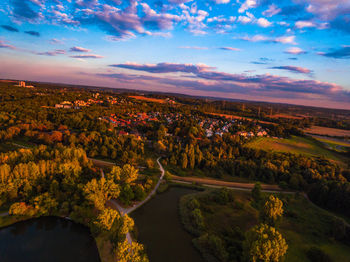 Scenic view of landscape against sky