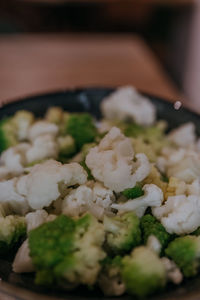 Close-up of food in plate