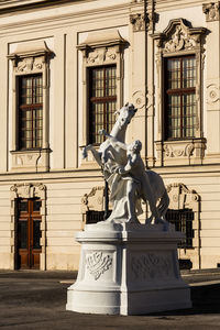 Low angle view of statue