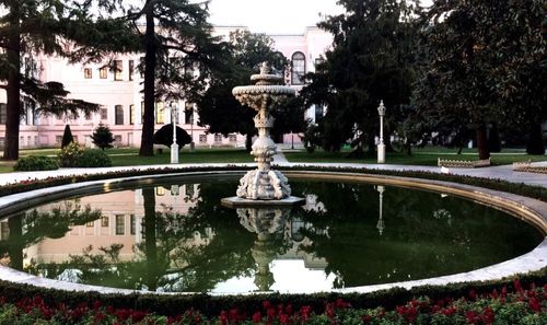 Fountain in park