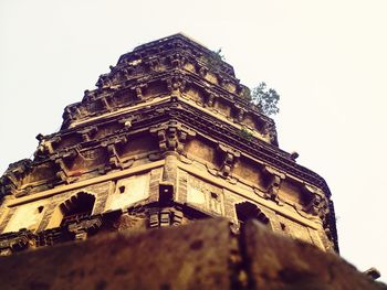 Low angle view of temple