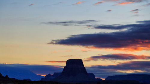 Scenic view of sunset sky