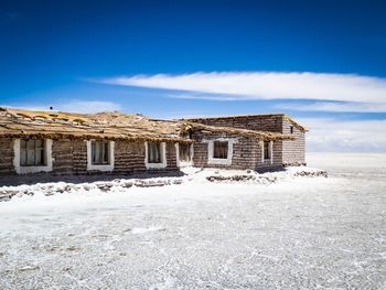 View of historical building against cloudy sky