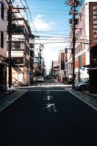 City street and buildings