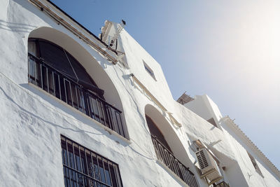 Low angle view of building against sky