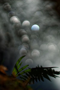 Low angle view of cloudy sky