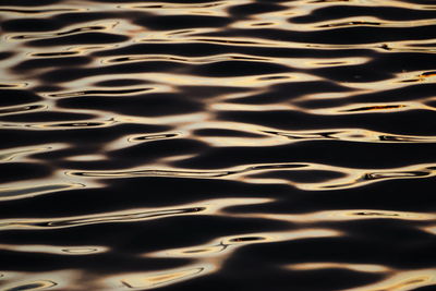 Full frame shot of pond at dusk