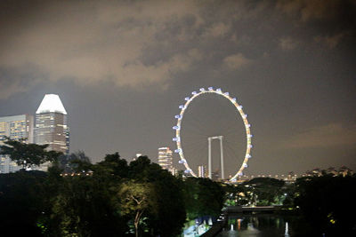 Ferris wheel at night