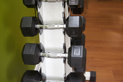 Close-up of machine part