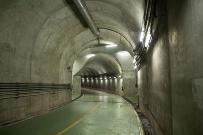 Empty corridor of building