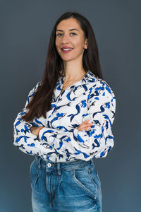 Portrait of a smiling young woman