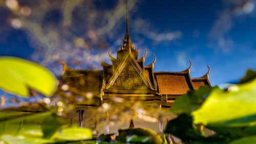 View of royal palace with golden roof