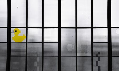 Full frame shot of glass window