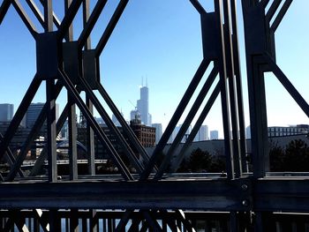 View of skyscrapers against sky