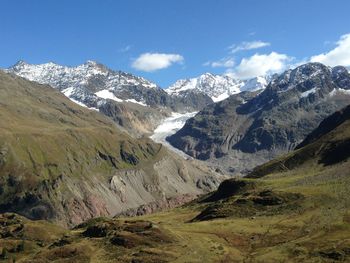 Scenic view of mountains