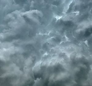 Low angle view of storm clouds in sky