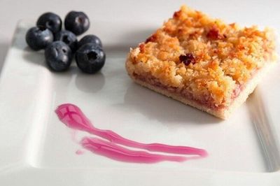 Close-up of served food in plate