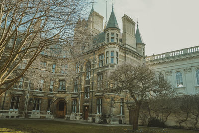 Low angle view of building against sky