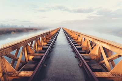 View of boardwalk against sky