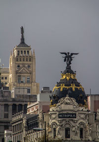 Low angle view of statue