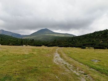 Scenic view of landscape against sky