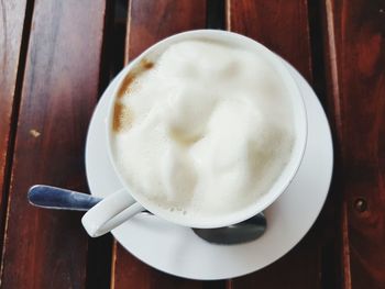 Close-up of coffee on table