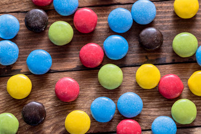 Full frame shot of multi colored candies