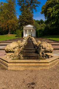 View of fountain