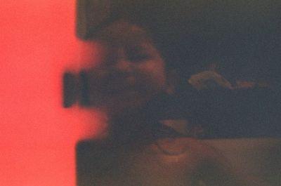 Close-up portrait of young man