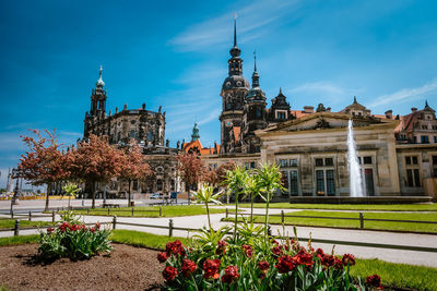 View of historic building against sky