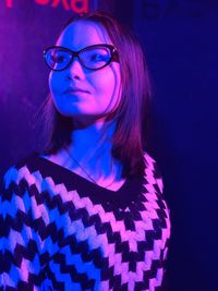 Portrait of beautiful young woman