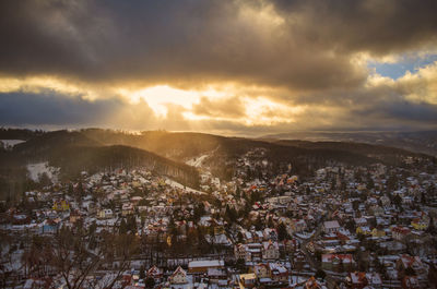 View from wernigerode castle