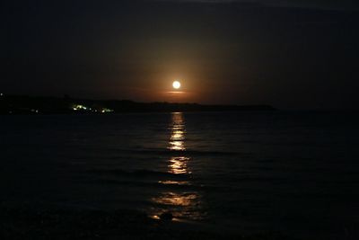 Sunset over sea