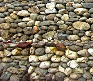 Full frame of stones