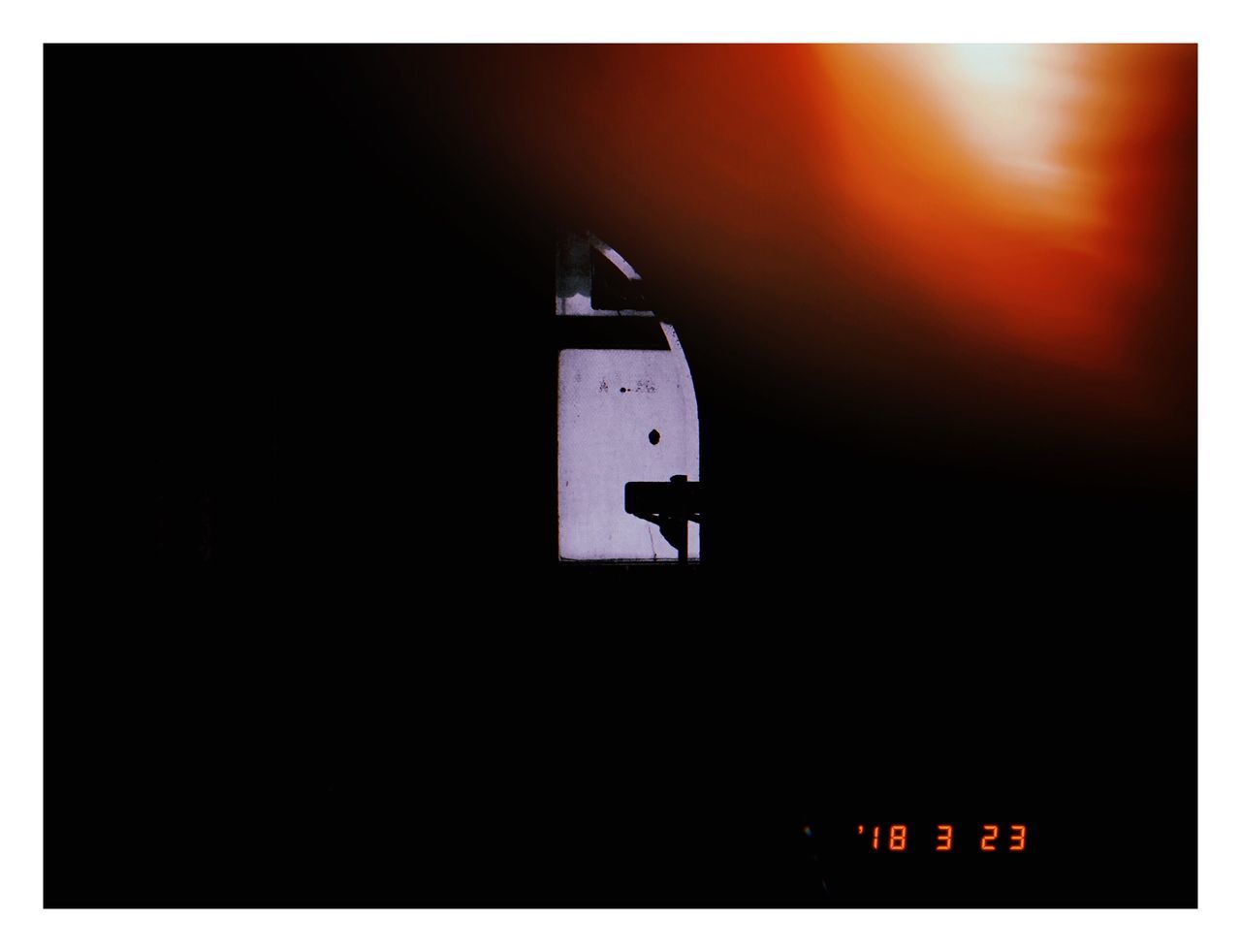 auto post production filter, transfer print, technology, indoors, number, copy space, no people, close-up, night, communication, silhouette, dark, clock, time, sign, wall - building feature, illuminated, control