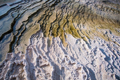 Full frame shot of wet land